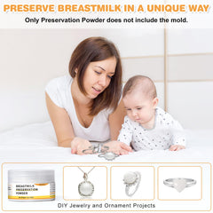 Beishiya breastmilk powder for DIY project prep—easy to mix