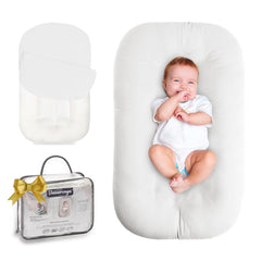 Beisurznga baby lounger 32x19 inch view, ideal for supervised play and newborn comfort.