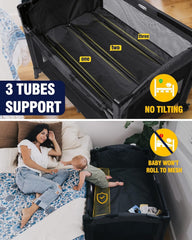 Beka bedside sleeper with retractable side for easy reach