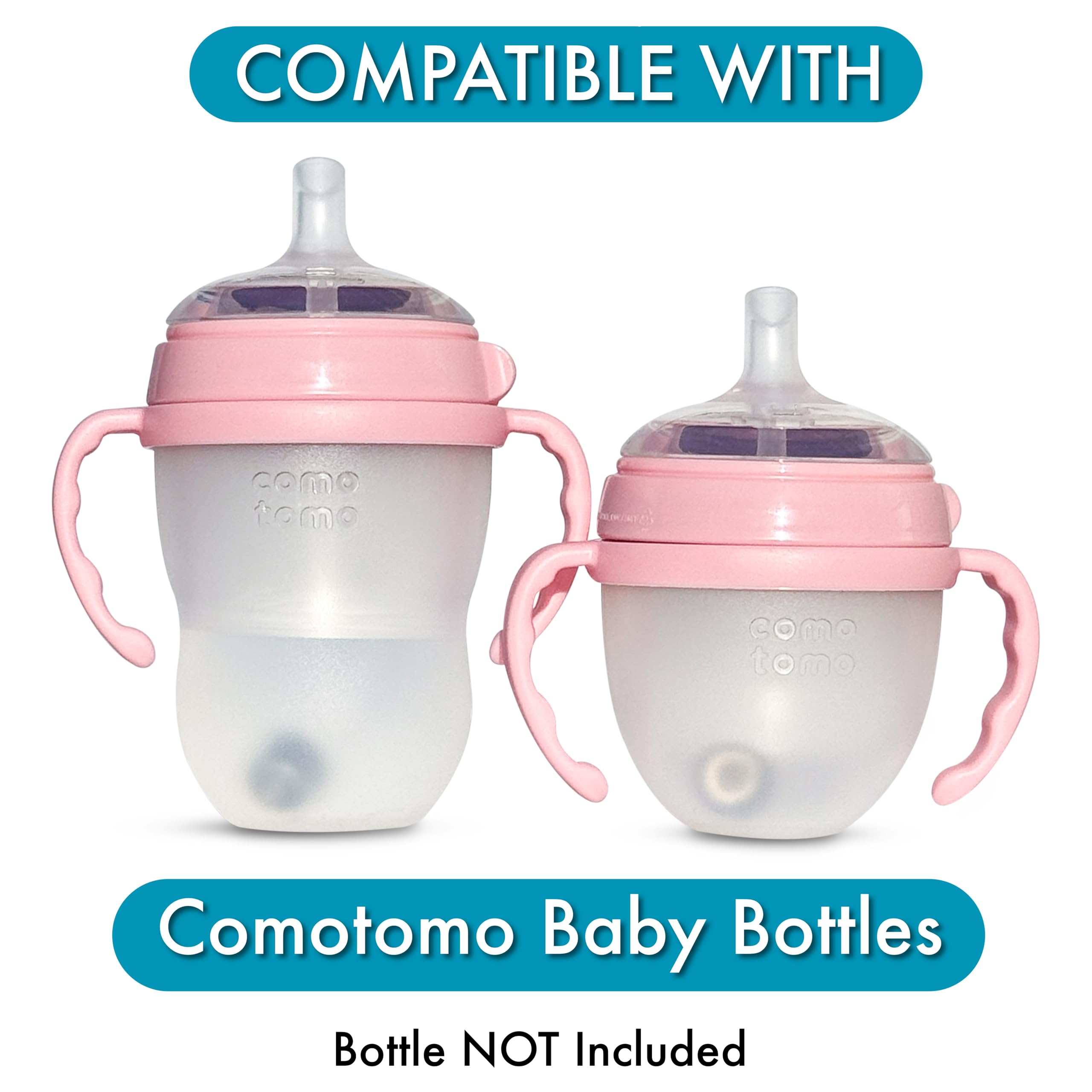 BelBeyo bottle-handles provide comfortable grip for little hands.