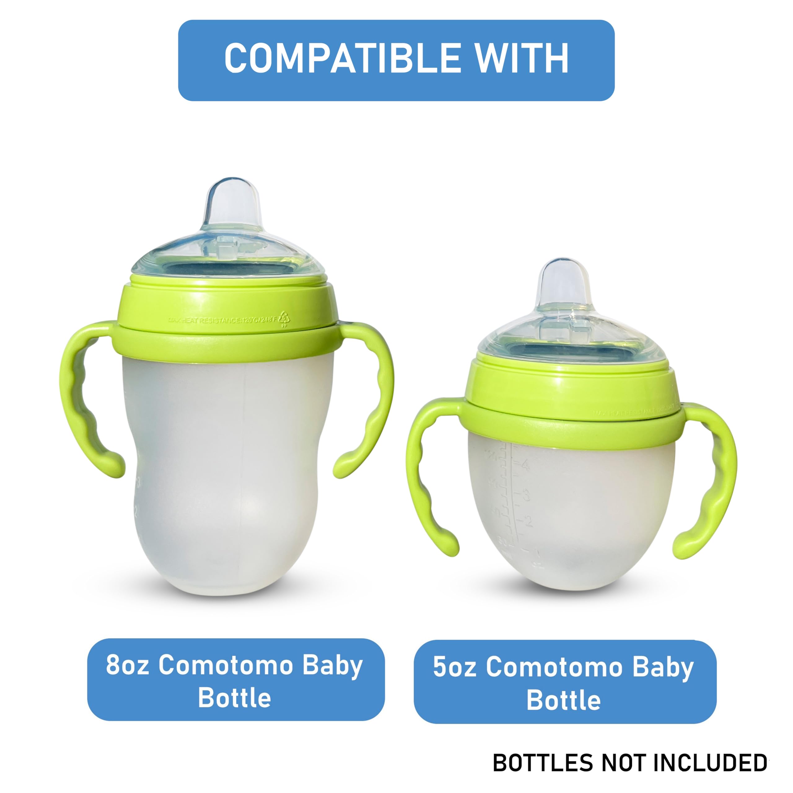 BelBeyo nipple set fits Comotomo bottles for seamless transition.