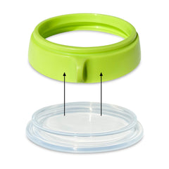 BelBeyo Comotomo lids BPA-free silicone close-up for safe storage