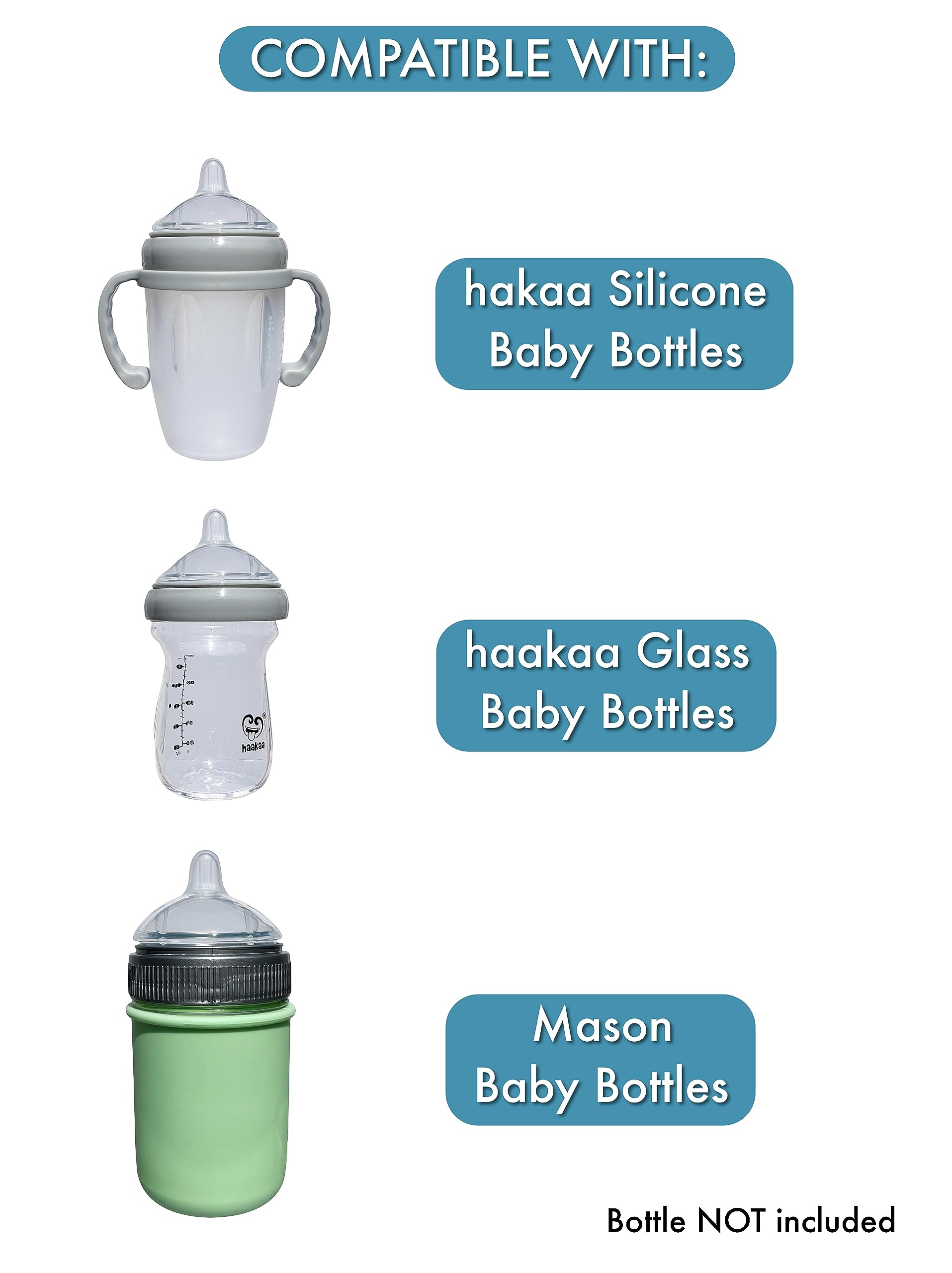 BelBeyo food-grade silicone nipples for spill-proof sippy cups.