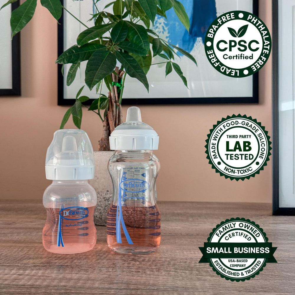 BelBeyo sippy spout nipple spill-proof design helps minimize mess during day-to-day feeding.