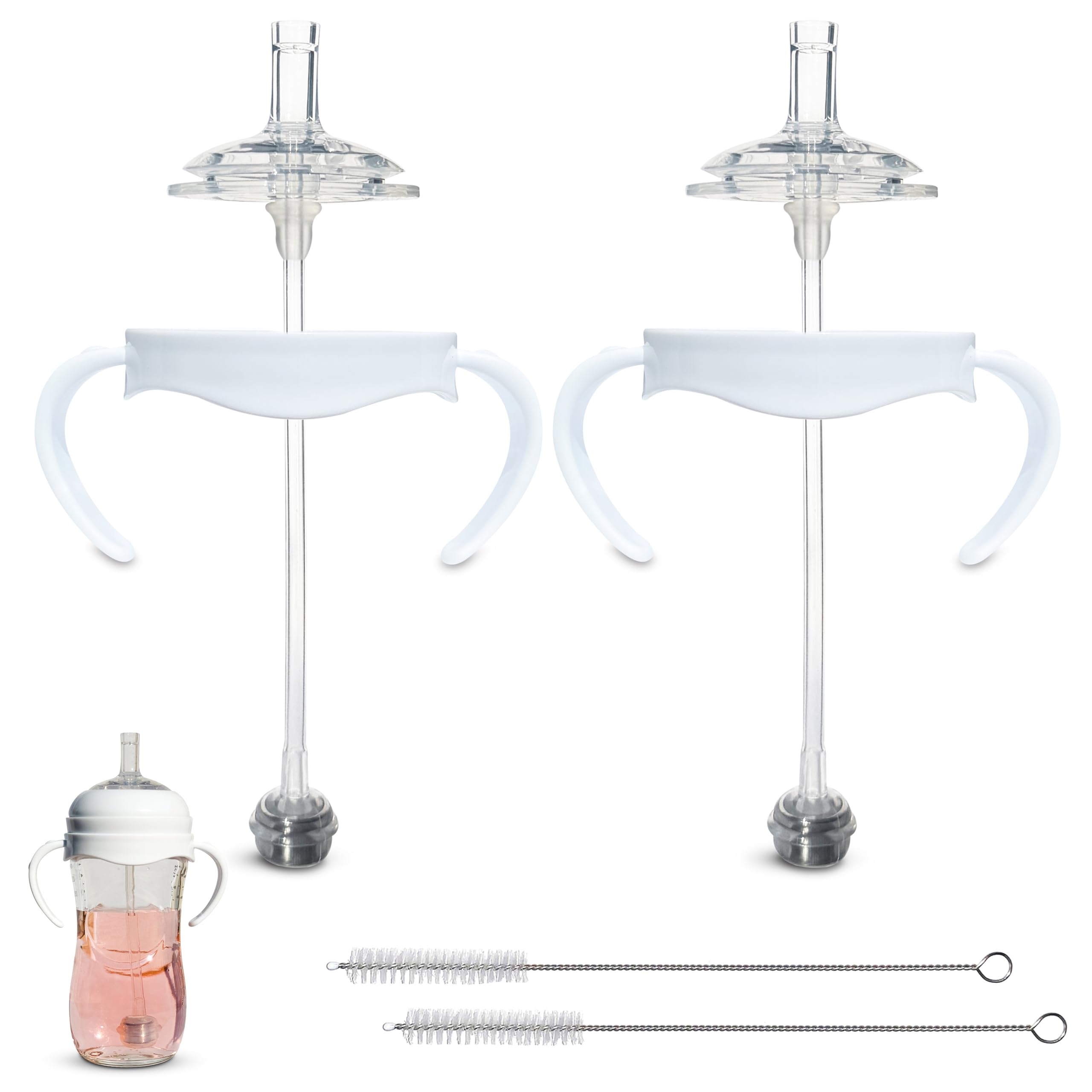 BelBeyo straw conversion kit package view highlights ready-to-use bottle-to-cup transition