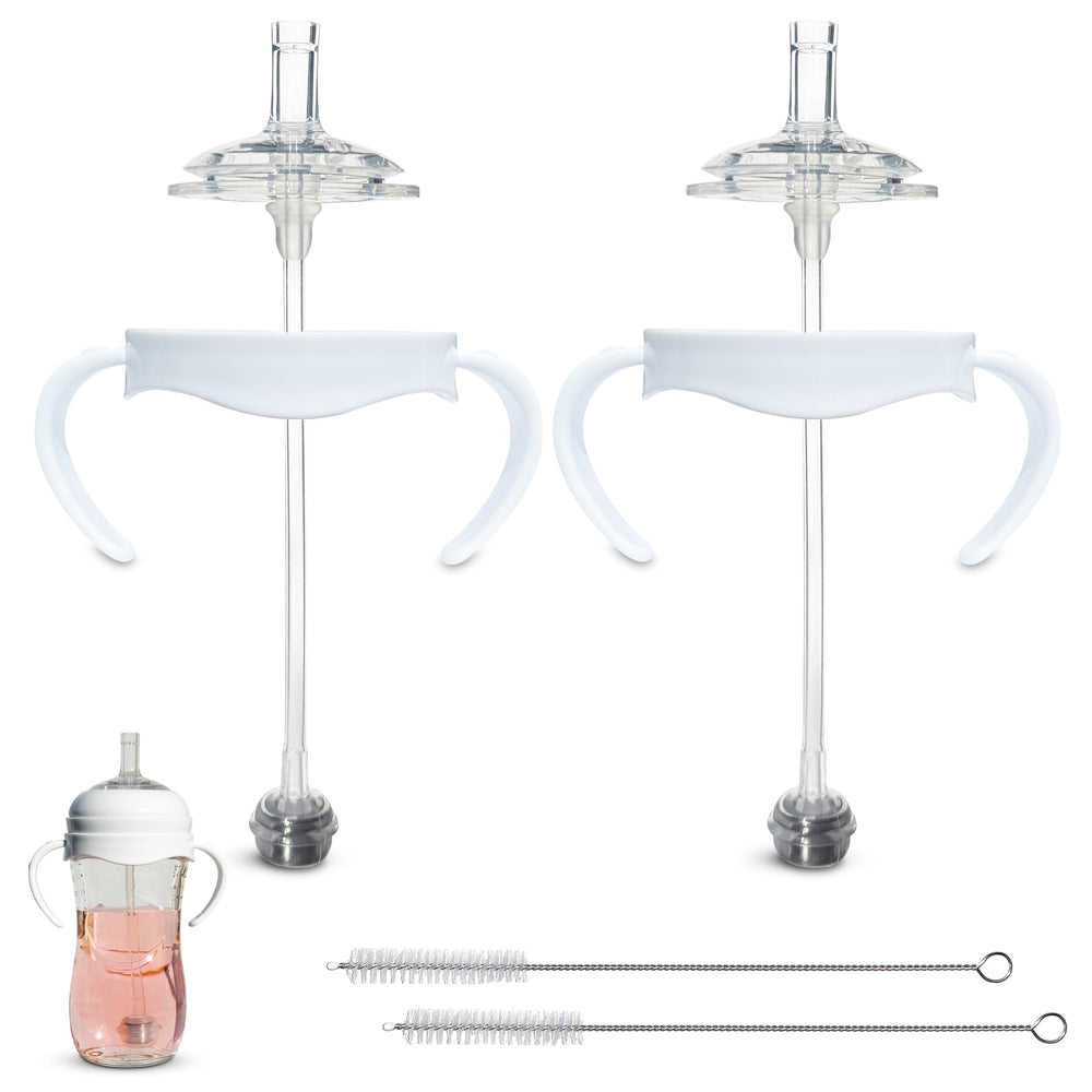 BelBeyo straw conversion kit package view highlights ready-to-use bottle-to-cup transition
