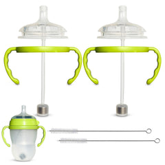 BelBeyo straw cup kit fits Comotomo bottles for easy transitions