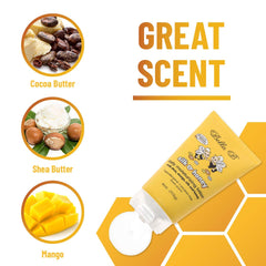Bella B Silk and Honey lotion applied to hands for baby-safe hydration