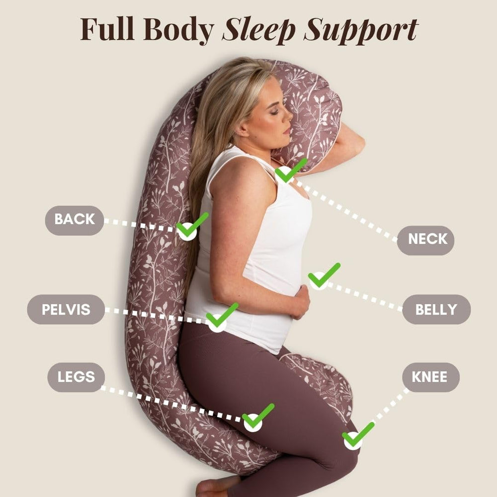 BellaMoon back-hip-knee cradle illustrates pressure relief during rest.