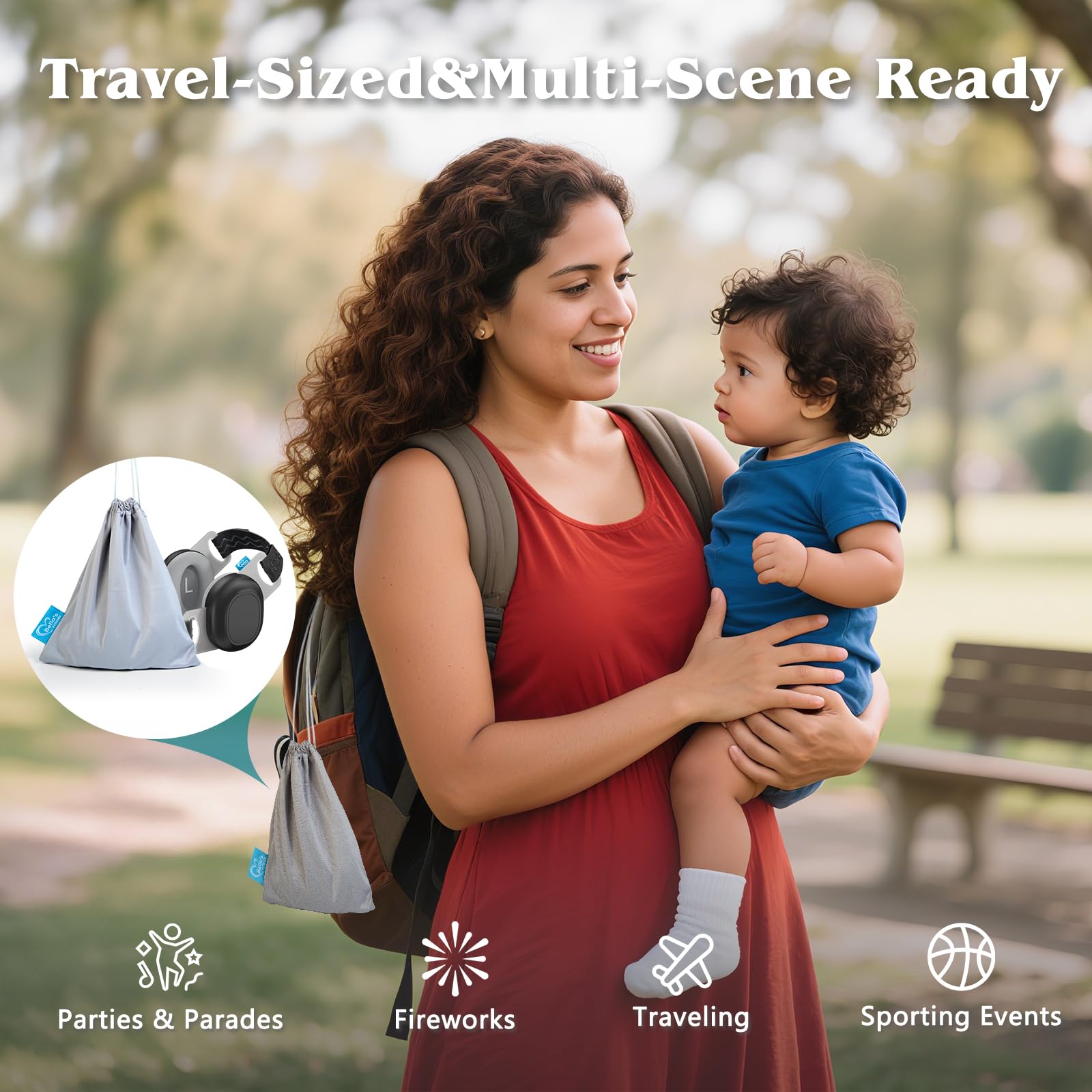 Bella's Friends lightweight carry pouch for travel-ready protection.