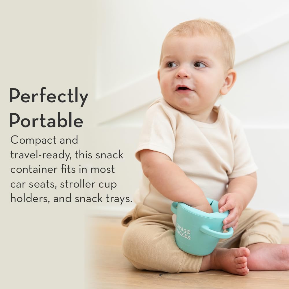 Bella Tunno BPA-free silicone ensures safe, gentle-touch snack cups for little eaters.
