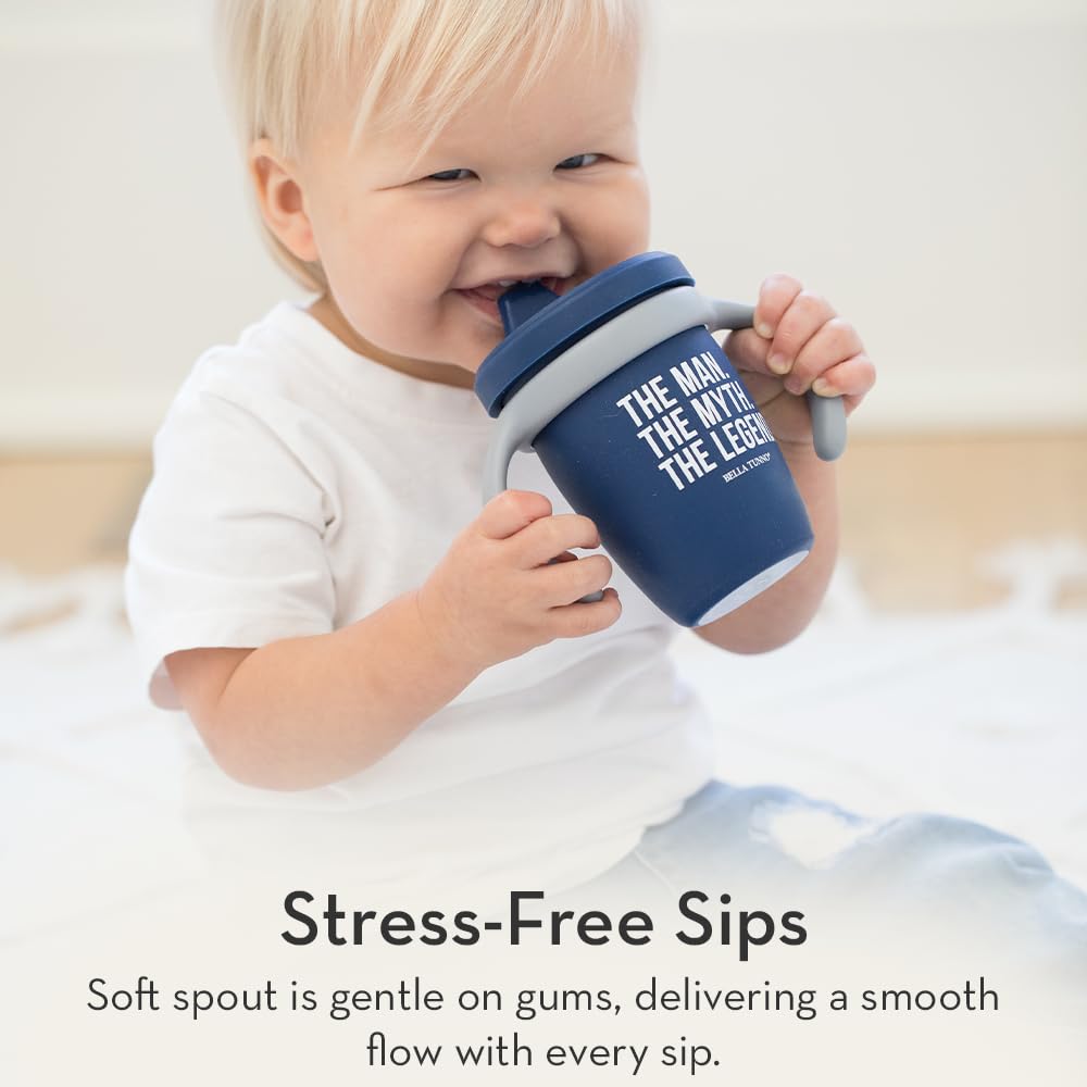 Bella Tunno Oops I Dropped It Again dishwasher-safe silicone cup for everyday use.
