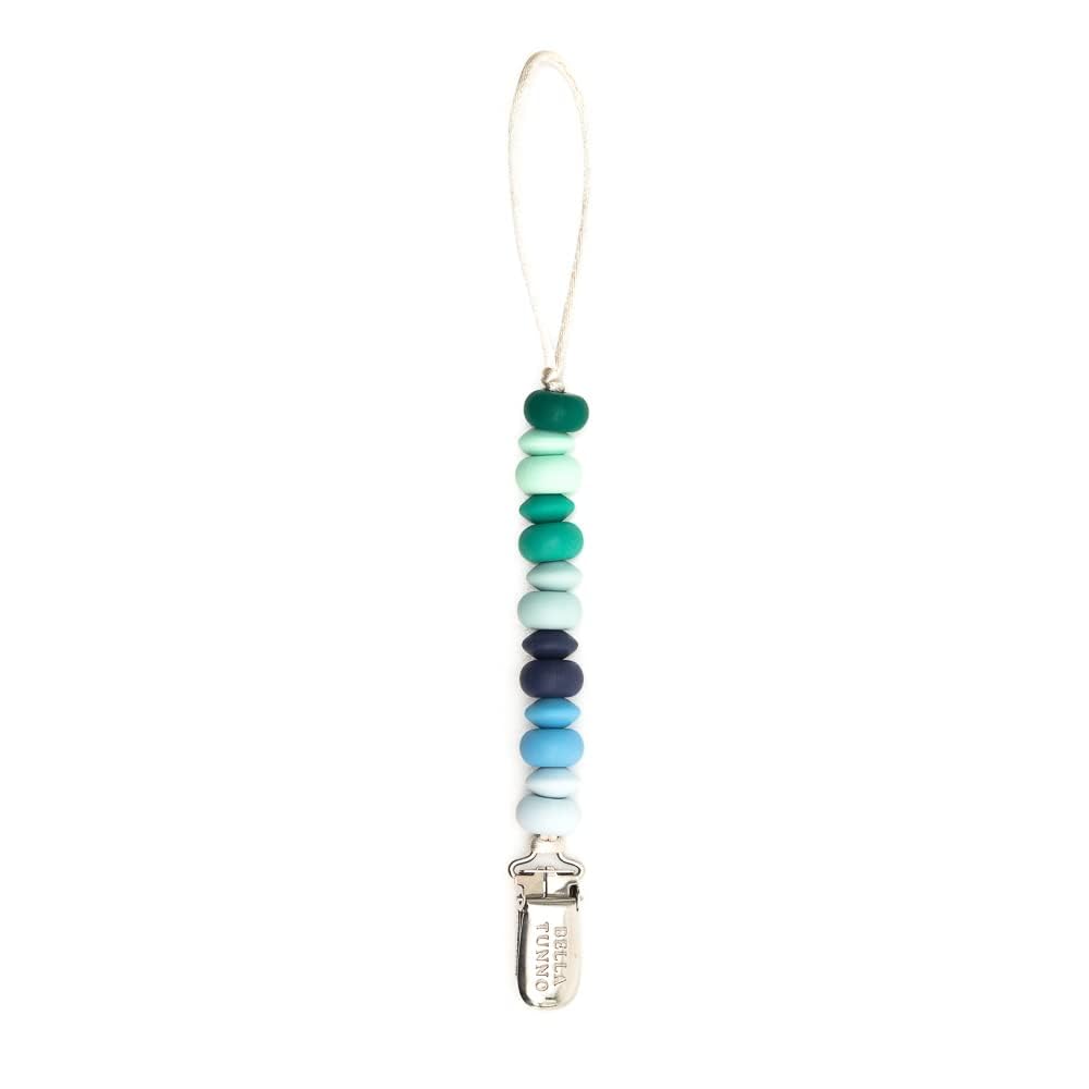 Bella Tunno pacifier clip color variety showcases playful hues to mix and match with outfits.