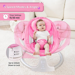 Bellababy swing features ten lullabies for soothing bedtime moments