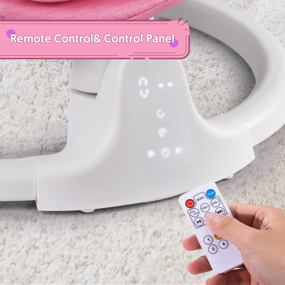 Bellababy USB powered swing keeps motion ready without frequent battery changes