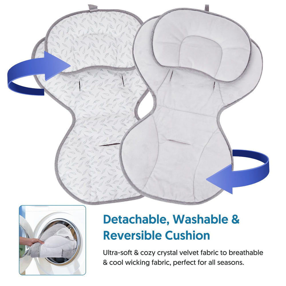 Bellababy USB power keeps the swing running anywhere with outlet power.