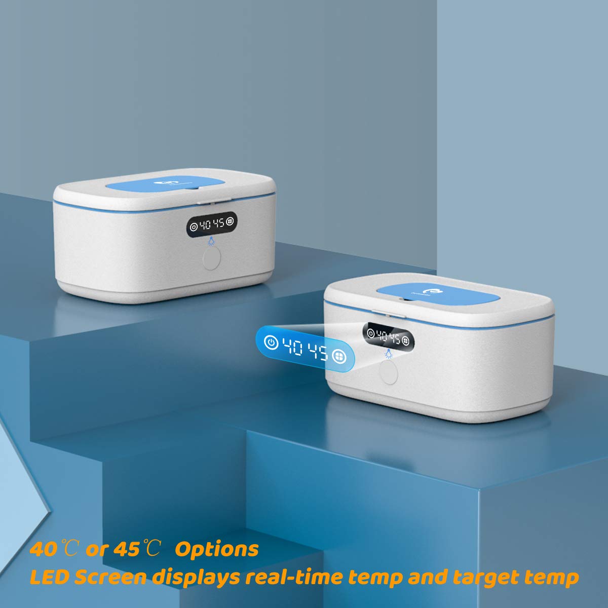 Bellababy wipe warmer fits major wipe brands for convenient use.