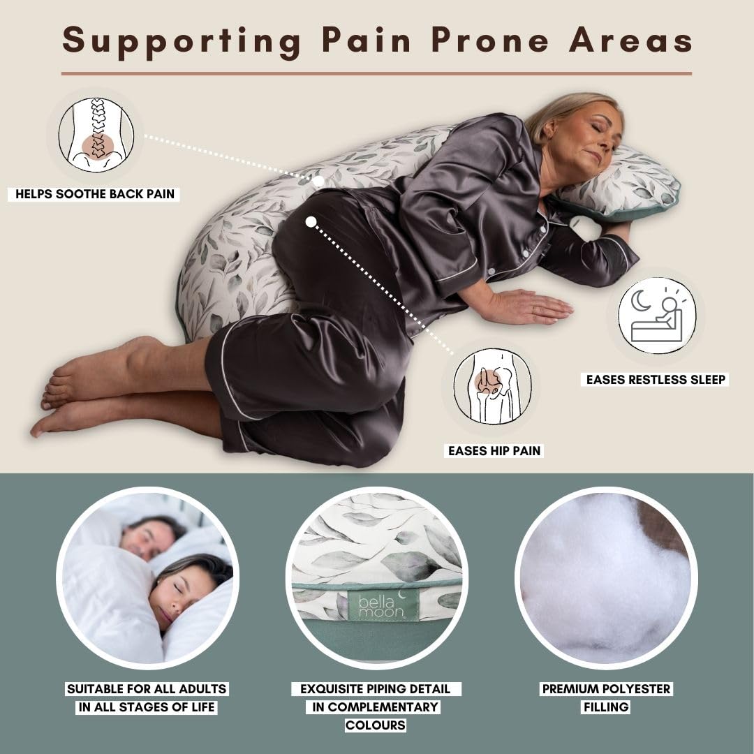 BellaMoon hips and spine support emphasizes alignment during rest.