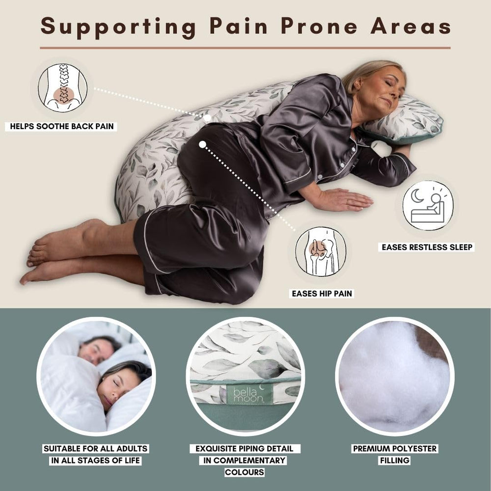BellaMoon hips and spine support emphasizes alignment during rest.
