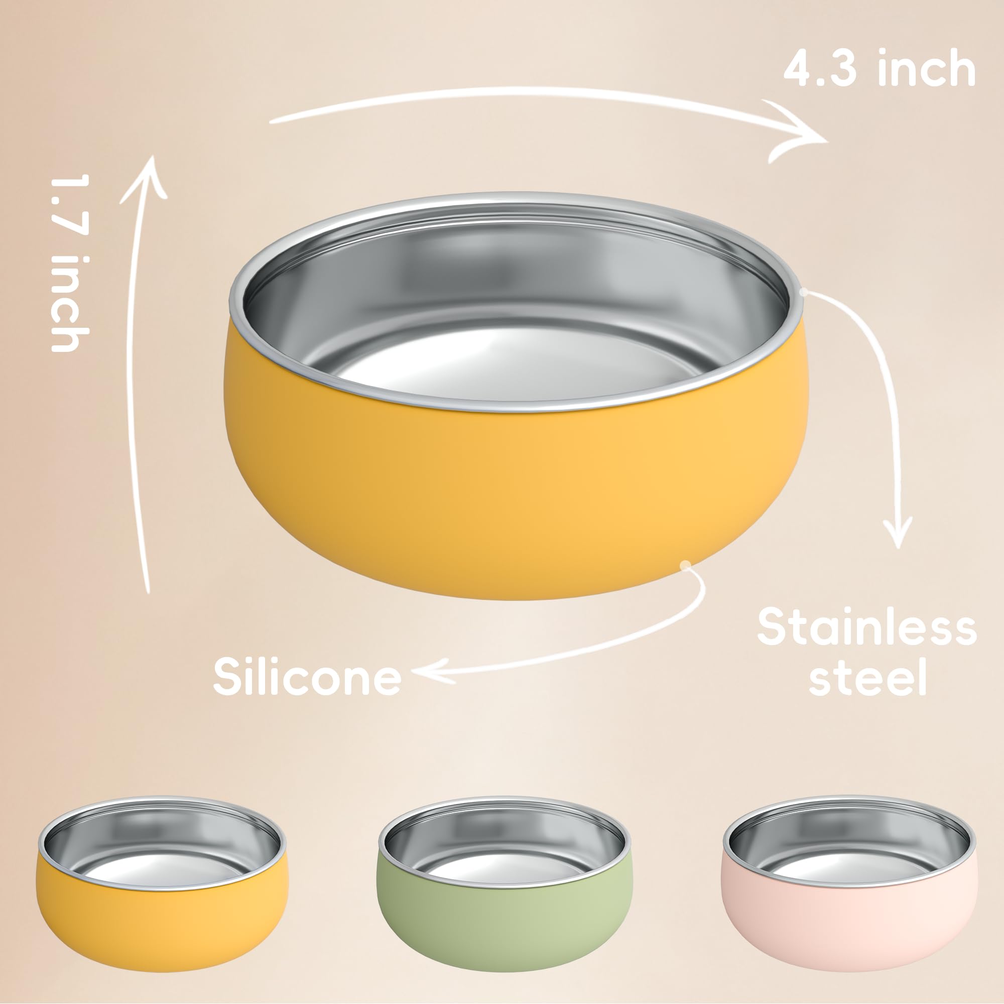 Bella's Friends dishwasher-safe bowls simplify cleanup and keep a coordinated feeding set