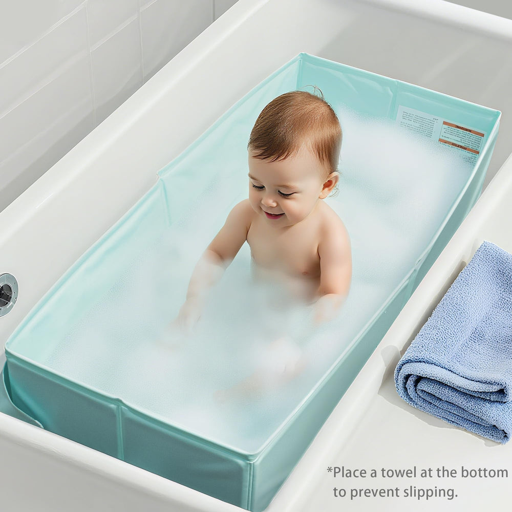 Bella's Friends tub with slip-resistant base ensuring stable bath time