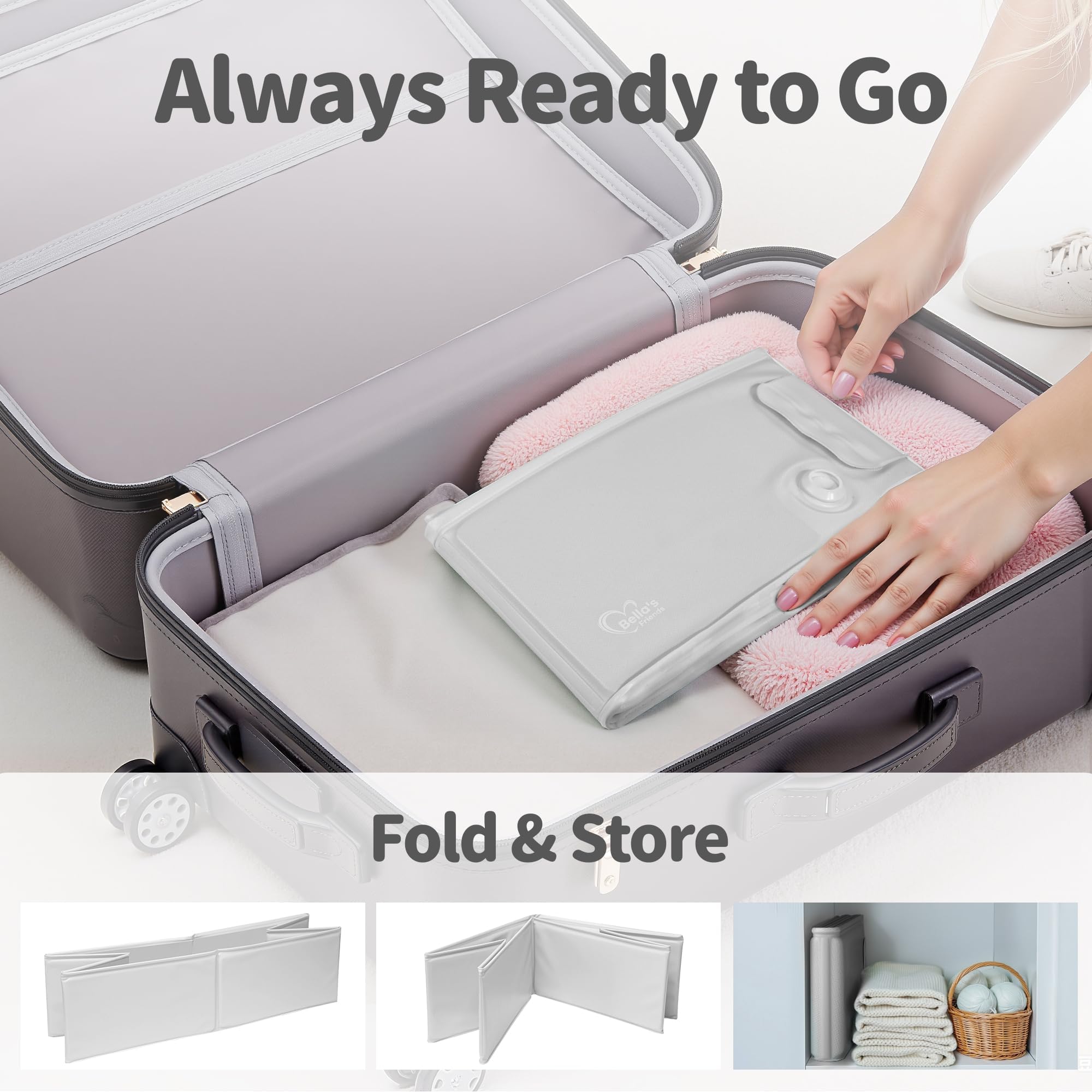 Bella's Friends soft-touch bathtub surface for comfy and durable baths.