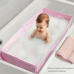 Bella's Friends bathtub with a stable base for secure baby baths