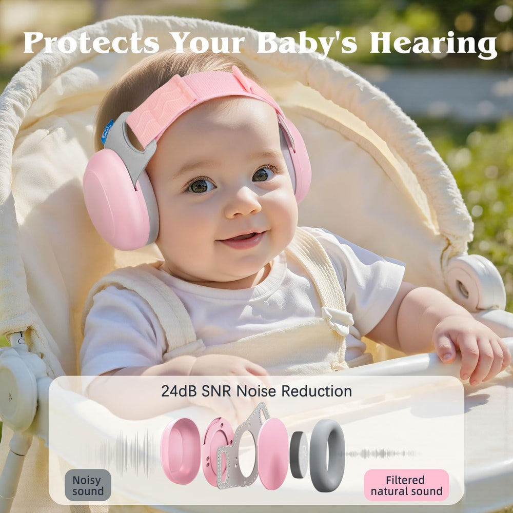 Bella's Friends Baby Ear Protection offers ergonomic-fit for comfortable wear.