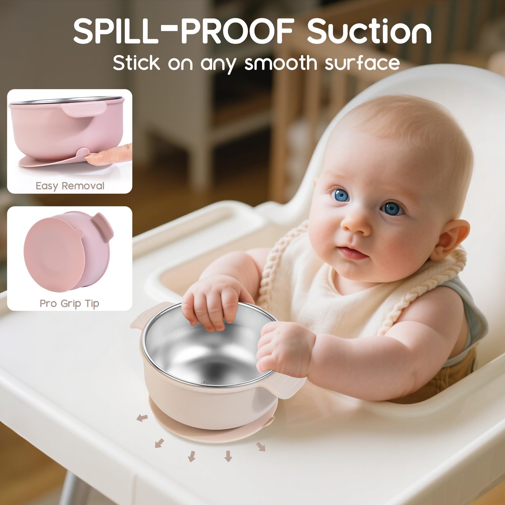 Bella's Friends silicone sleeve provides a soft heat shield for tiny hands.