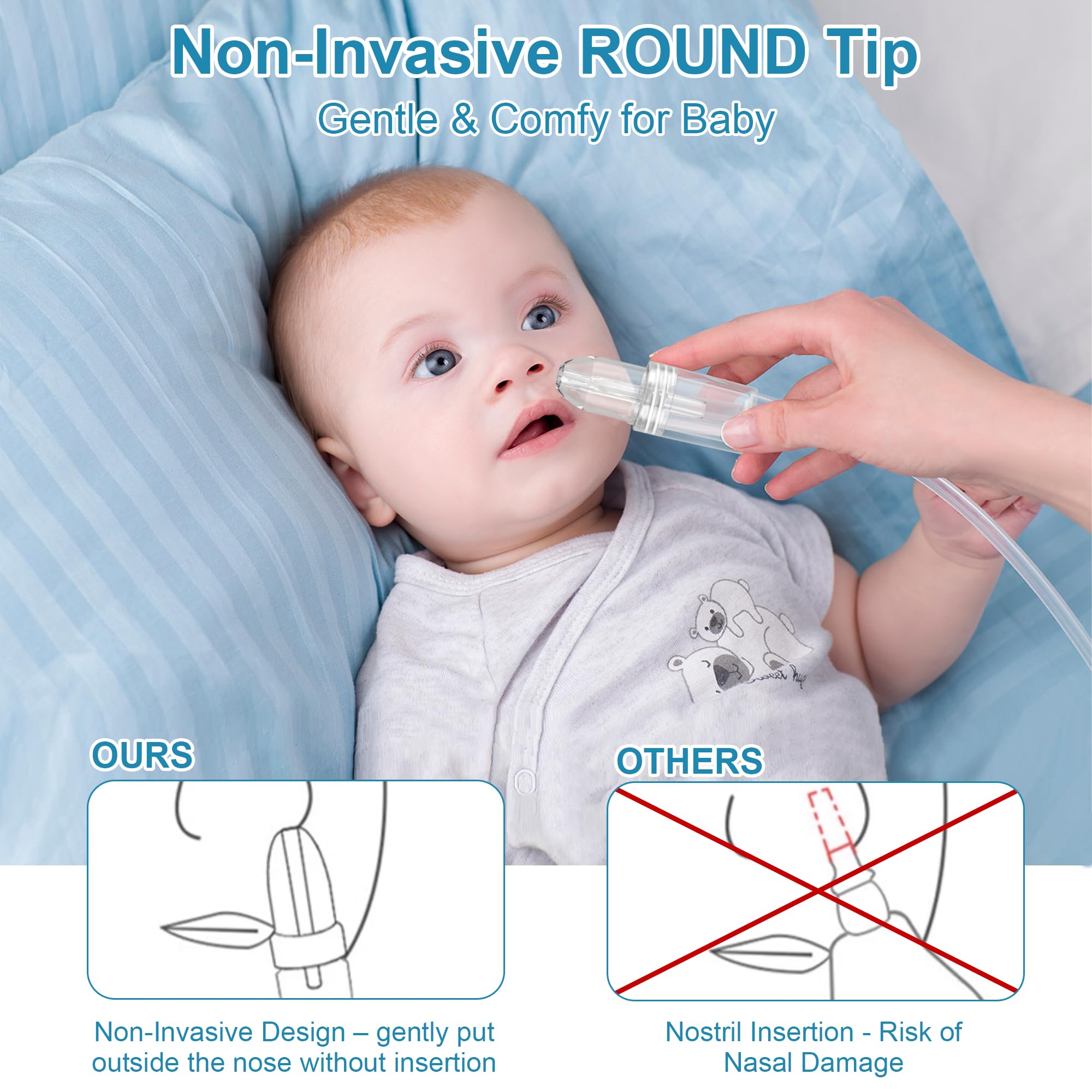 Bella's Friends compact and portable on-the-go nasal aspirator for travel
