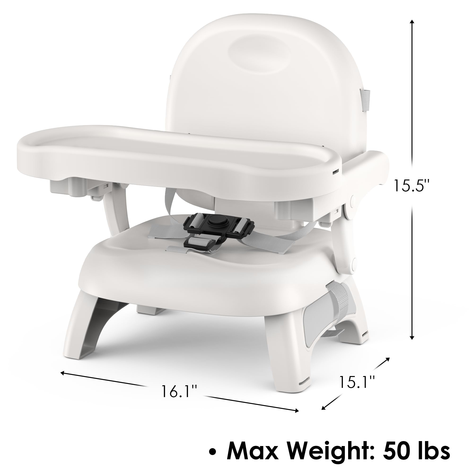 Bella’s Friends durable-pp-plastic gray seat withstands daily use.