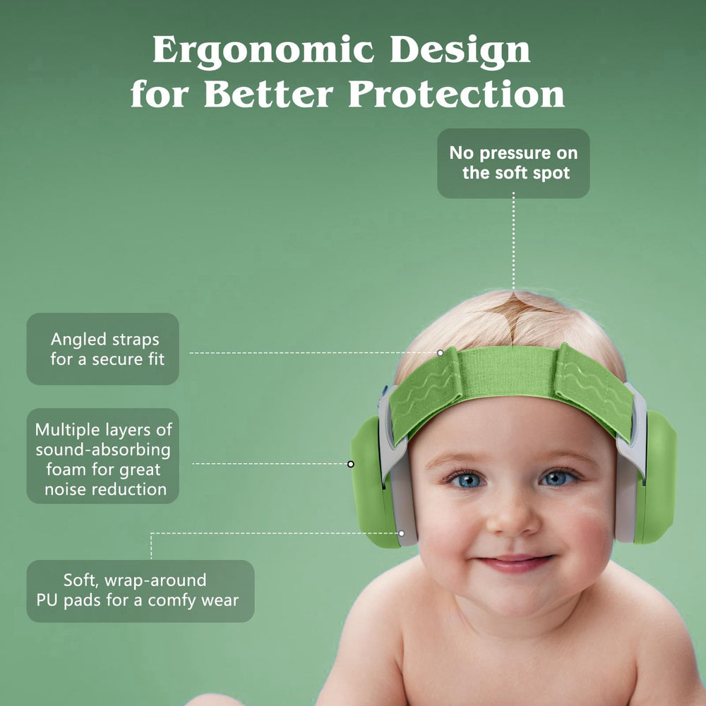 Bella's Friends ear protection with soft padding and BPA-free materials for gentle touch.