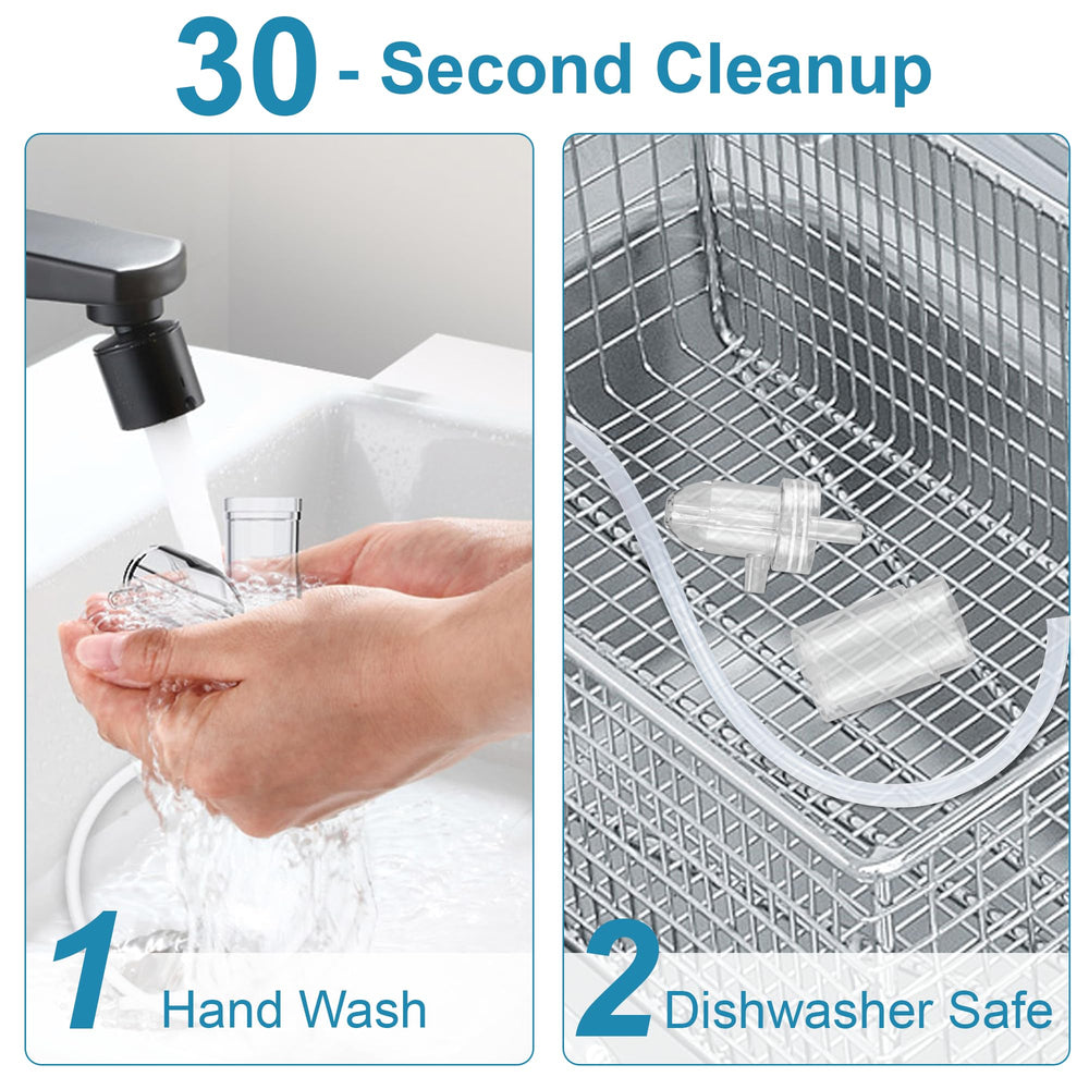 Bella's Friends easy-clean design is dishwasher-safe for thorough sanitizing