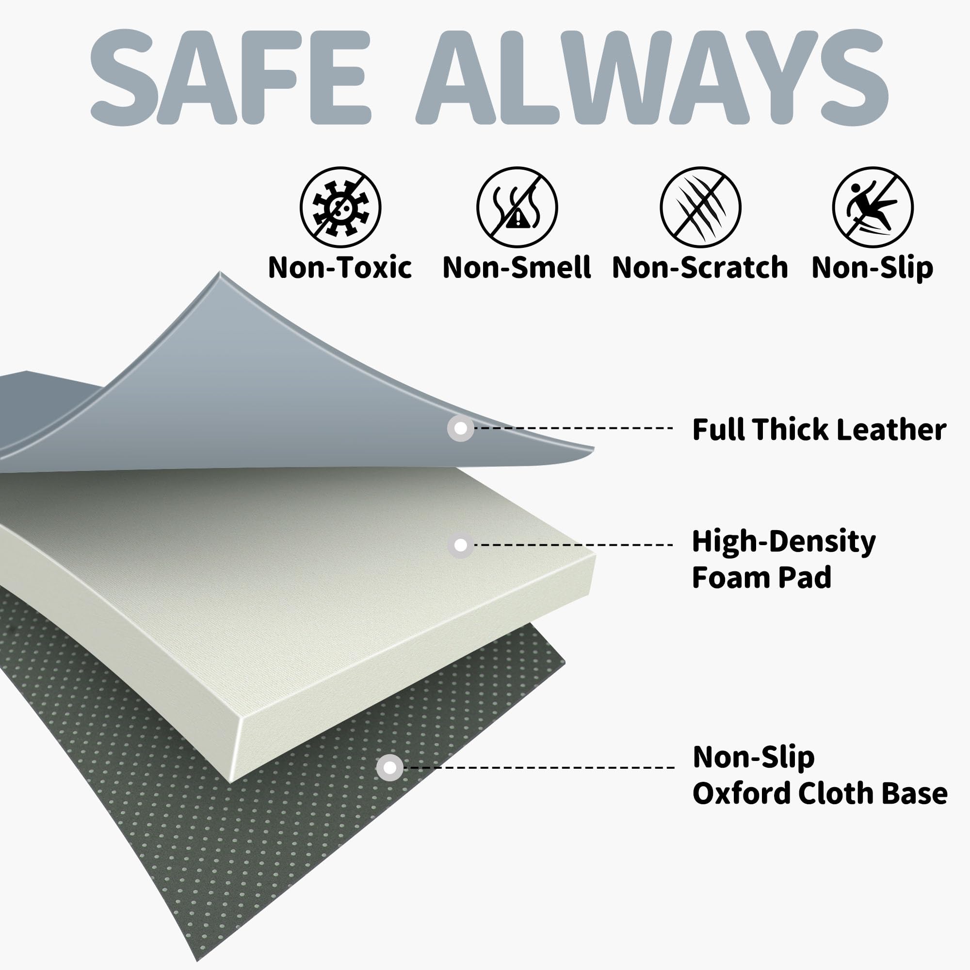 Bella's Friends foldable play mat 1.2-inch foam close-up shows plush comfort