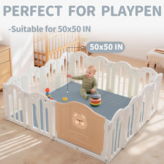 Bella's Friends foldable play mat waterproof surface for quick cleanup