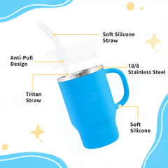 Bella's Friends Handy Mini Tumbler stainless interior for odor-free drinks and easy cleanup