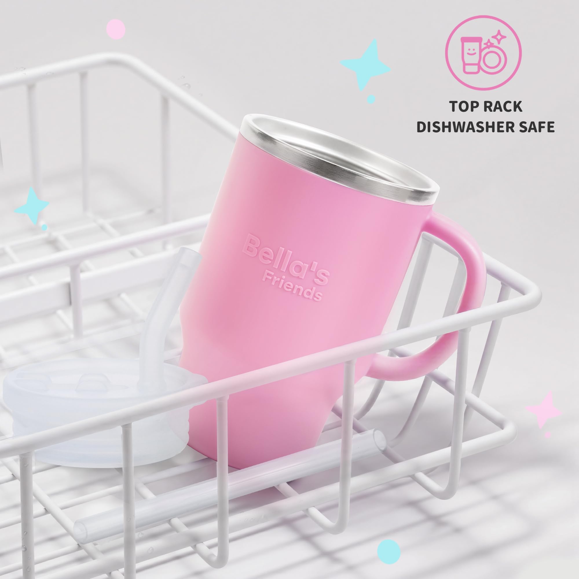 Bella's Friends Handy Mini Tumbler two-pack gift-ready packaging with color options Lilac and Peony.