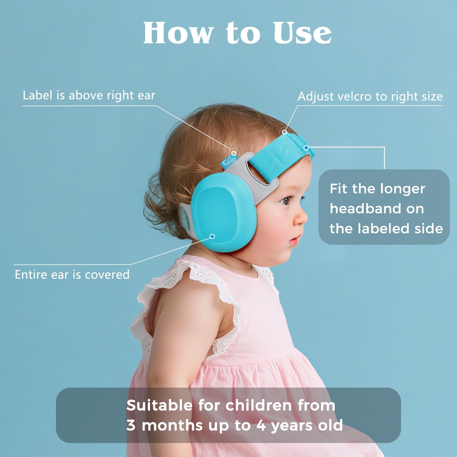 Bella's Friends infant ear protection is a thoughtful gift for families.