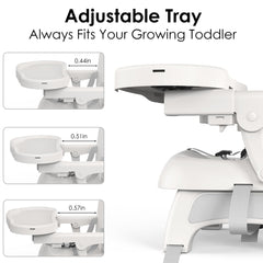 Bella’s Friends dining-table booster gray provides comfortable seating at meals.