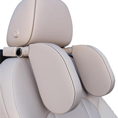 Belmeri car headrest pillow front view provides ergonomic neck support for long drives.
