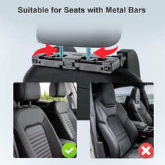 Belmeri car headrest pillow side view aids stable side support during naps.