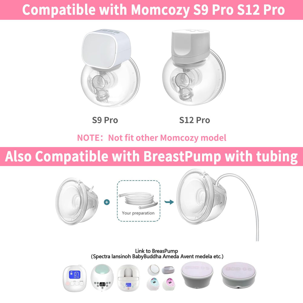 Belmikal compatible with Momcozy S9 Pro/S12 Pro for flexible pumping setups