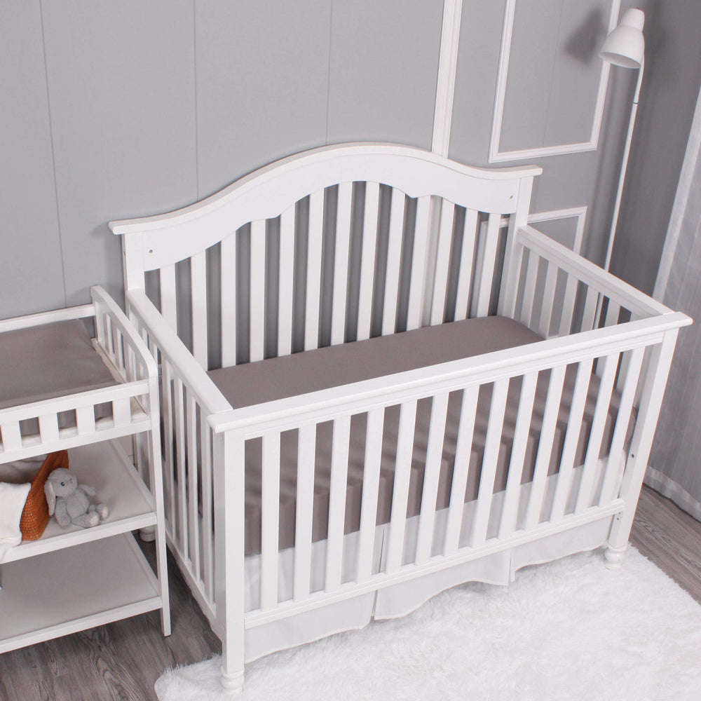 Belsden 3 Pack crib sheets 8in-pocket edge shows secure mattress hug