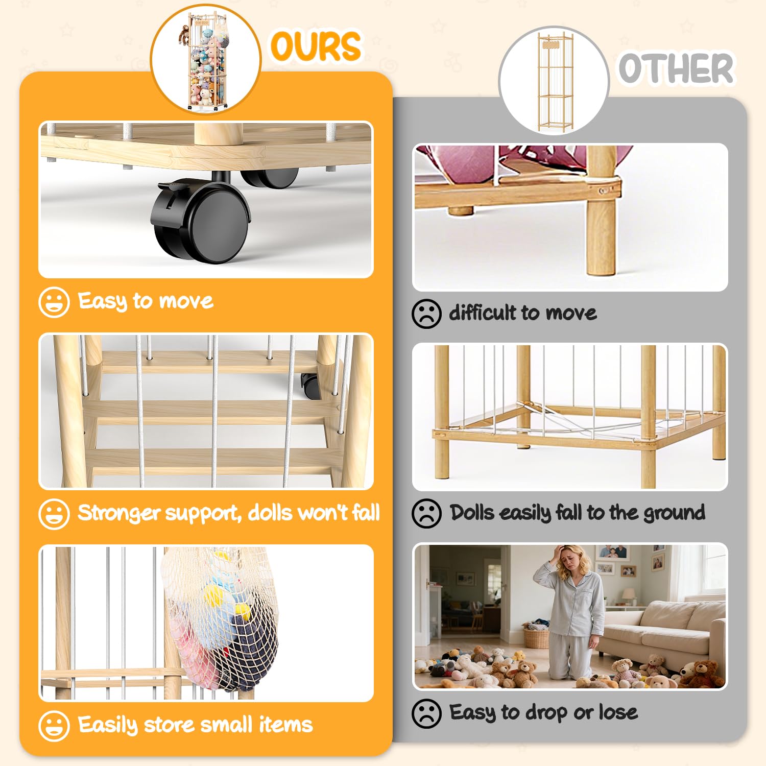 Belveora tool-free assembly with clear instructions for quick setup.