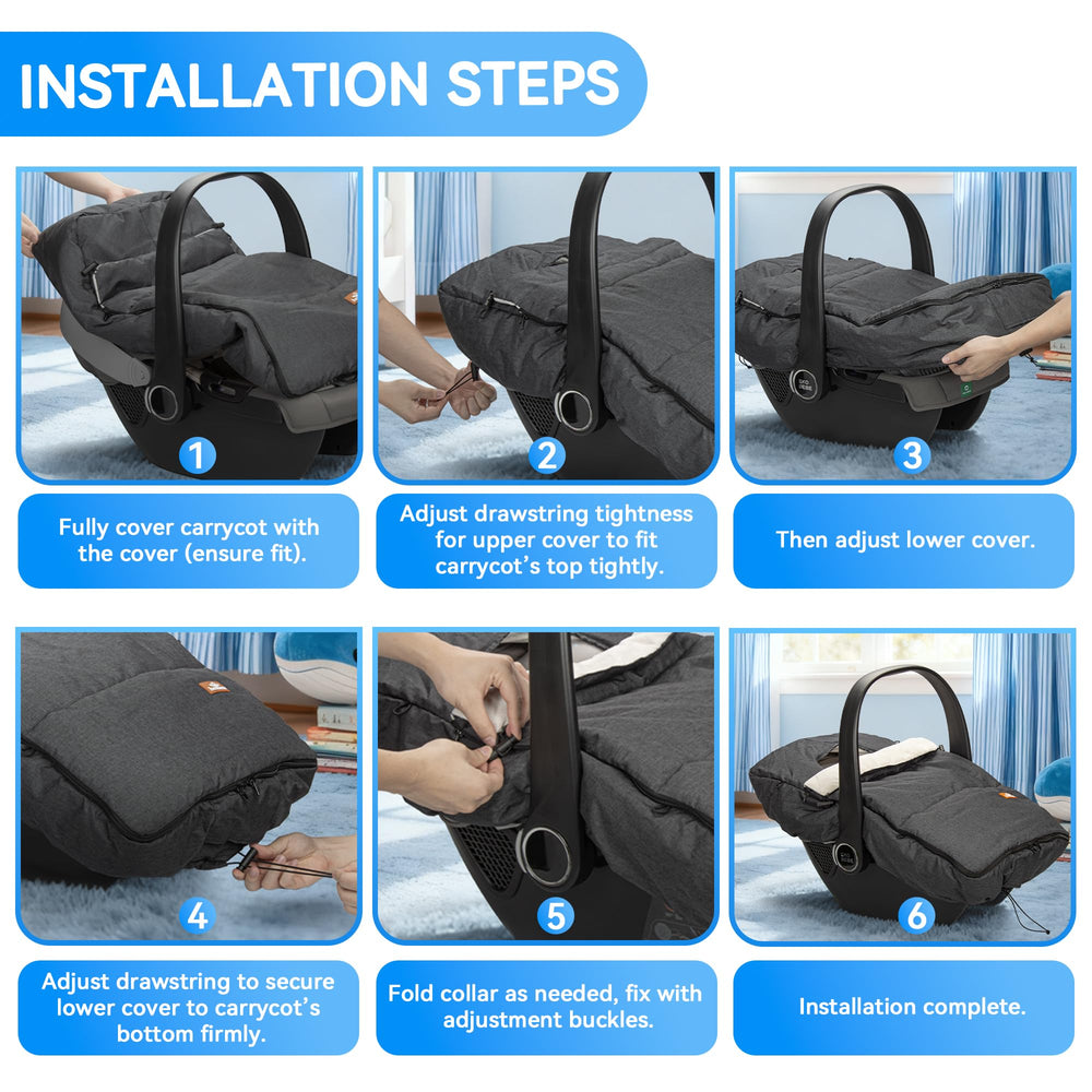 Bemece Winter Car Seat Cover makes a thoughtful gift for newborns