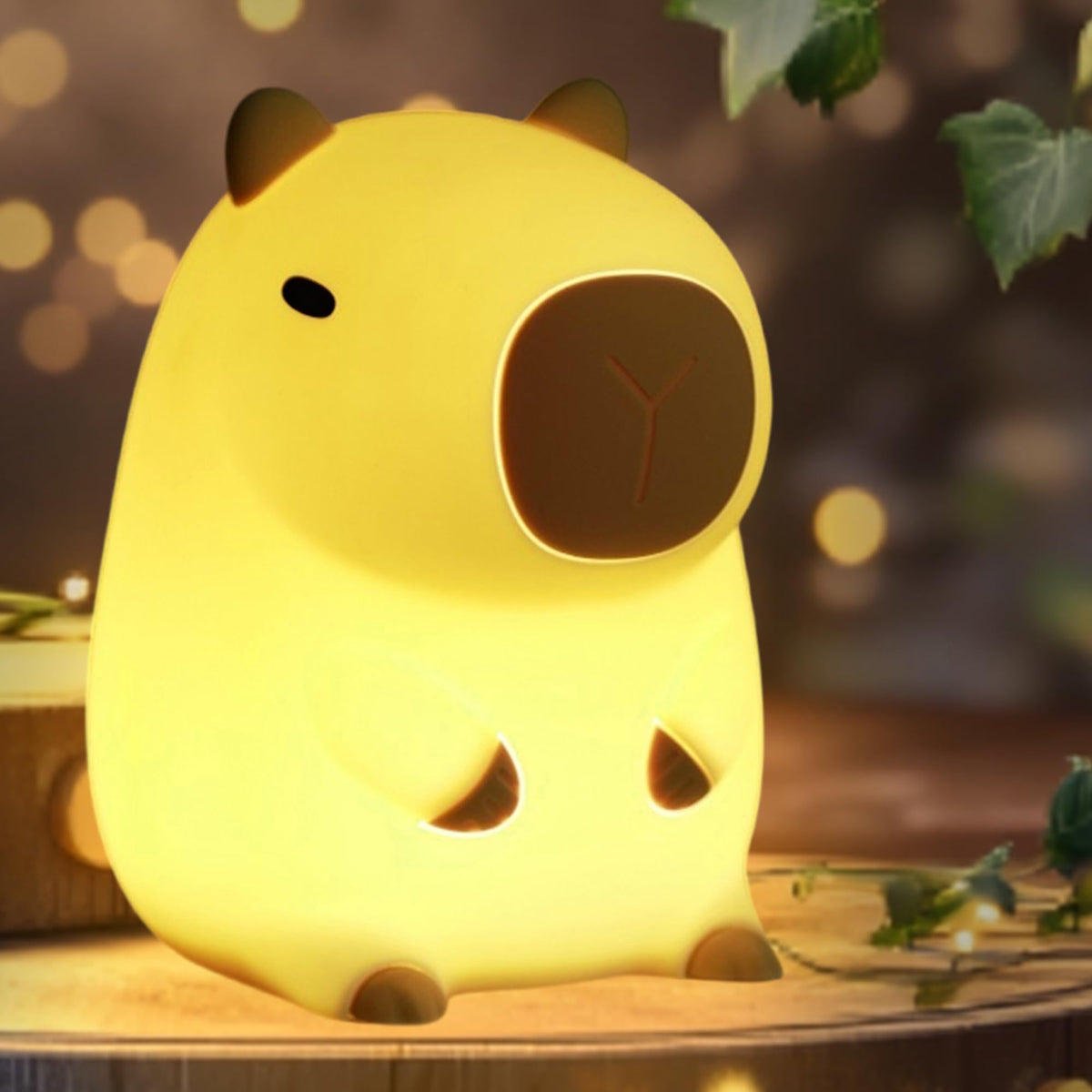 BemeedLigt Capybara night light silicone glow ideal for a safe nursery.