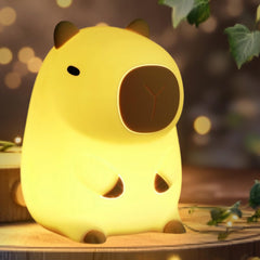 BemeedLigt Capybara night light silicone glow ideal for a safe nursery.