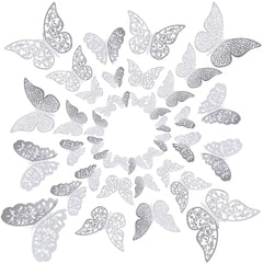 Bememo easy-to-apply butterfly stickers ideal for smooth surfaces.