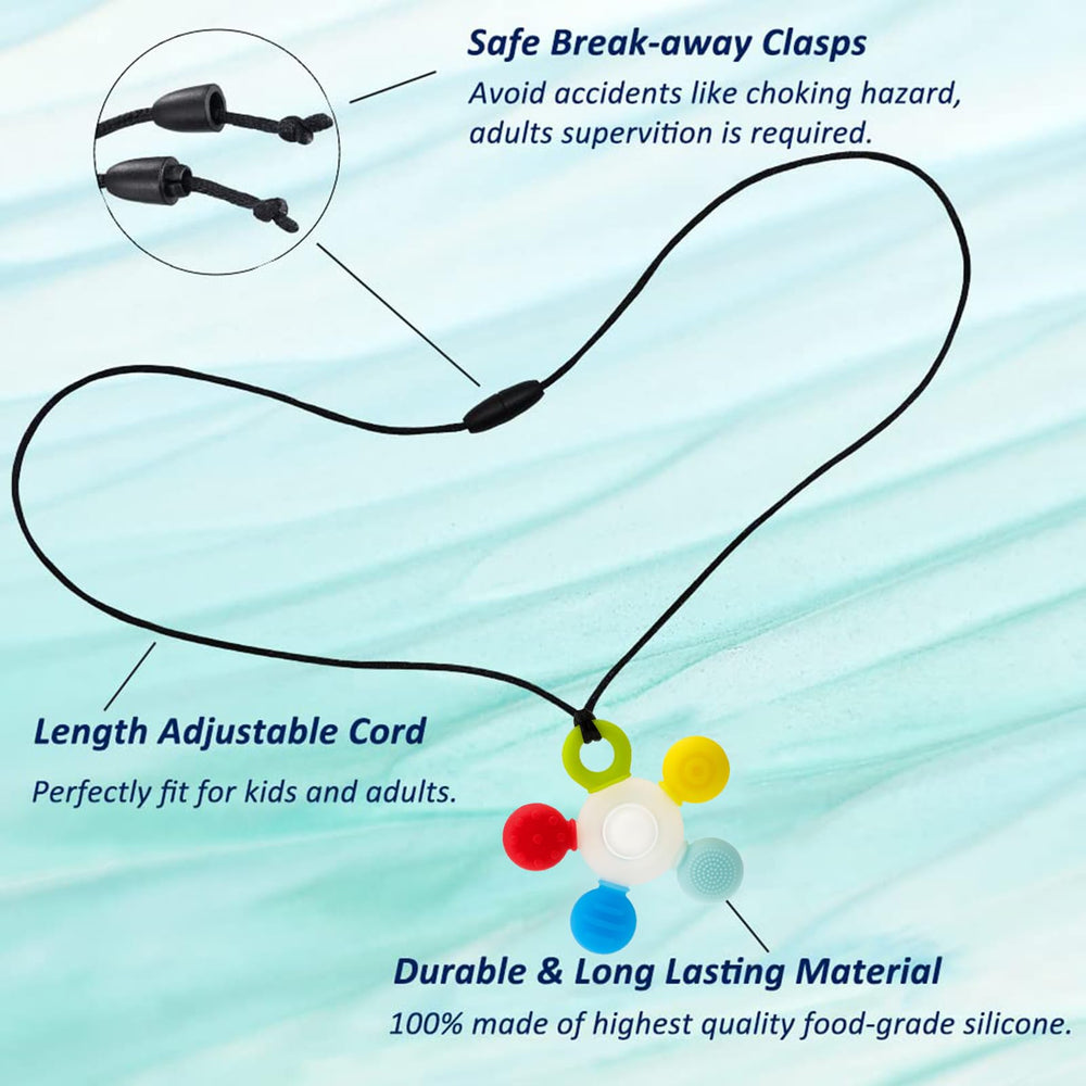 BEMEI Seeway chew necklace is an ideal gift for sensory kids.
