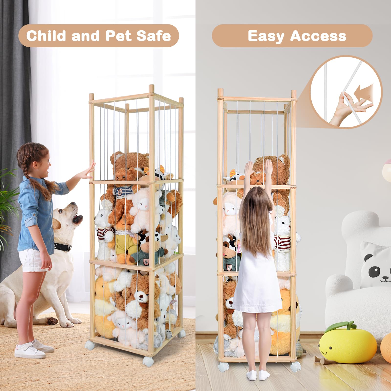 BENCHRY movable-wheels-360-degree enables easy mobility and flexible room layouts.